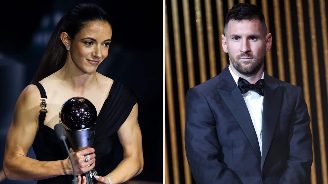 Lionel Messi and Aitana Bonmati have been named the best players of 2023