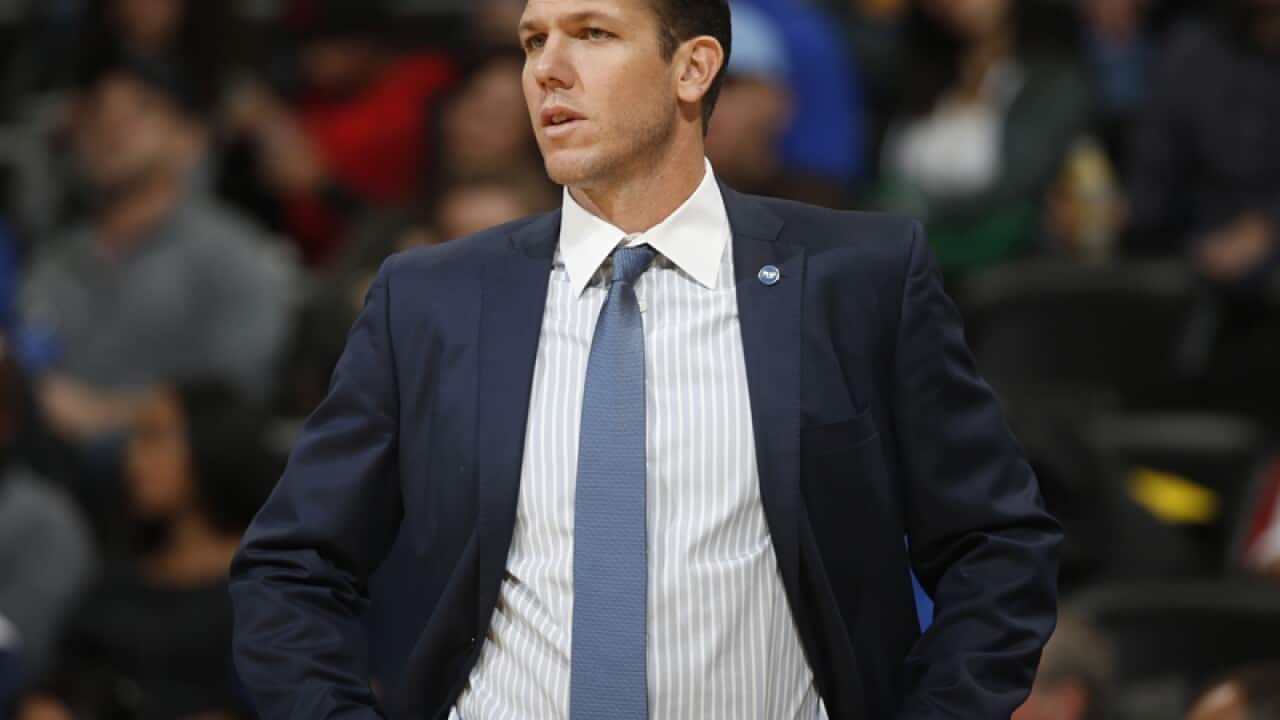 Golden State Warriors interim head coach Luke Walton