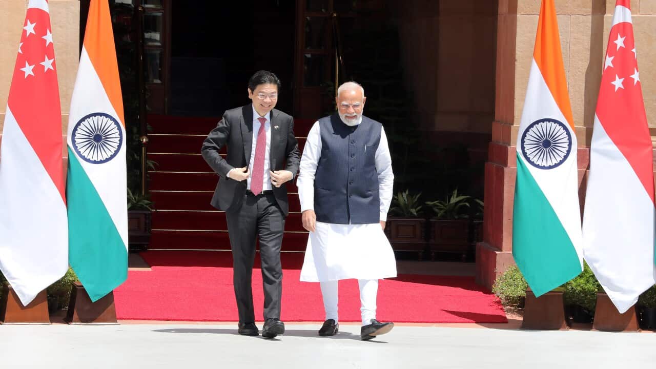Singapore Prime Minister Lawrence Wong visits India