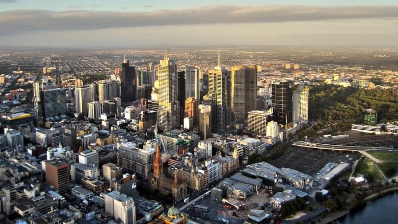 Skyline Building Melbourne Australia Skyscrapers