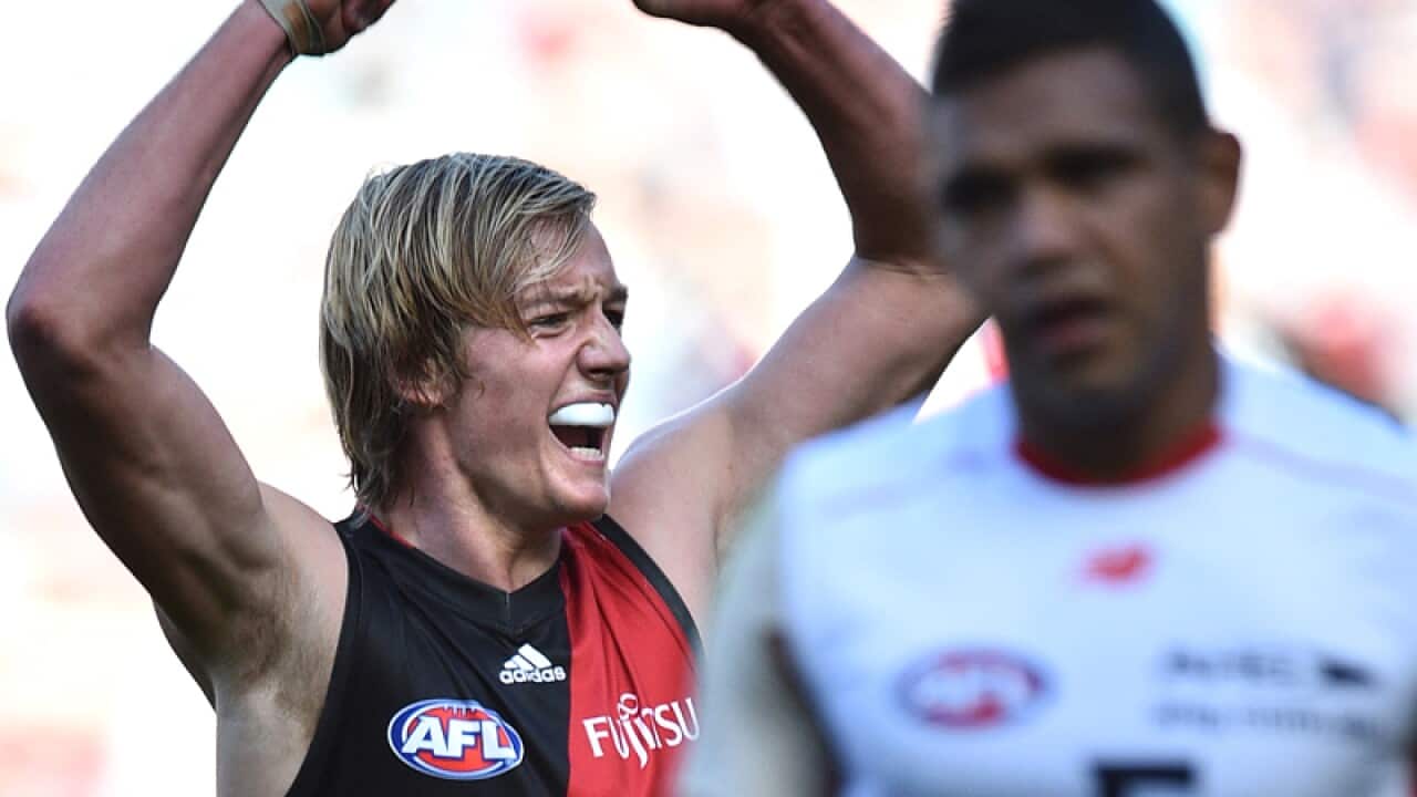Essendon Bombers player Darcy Parish