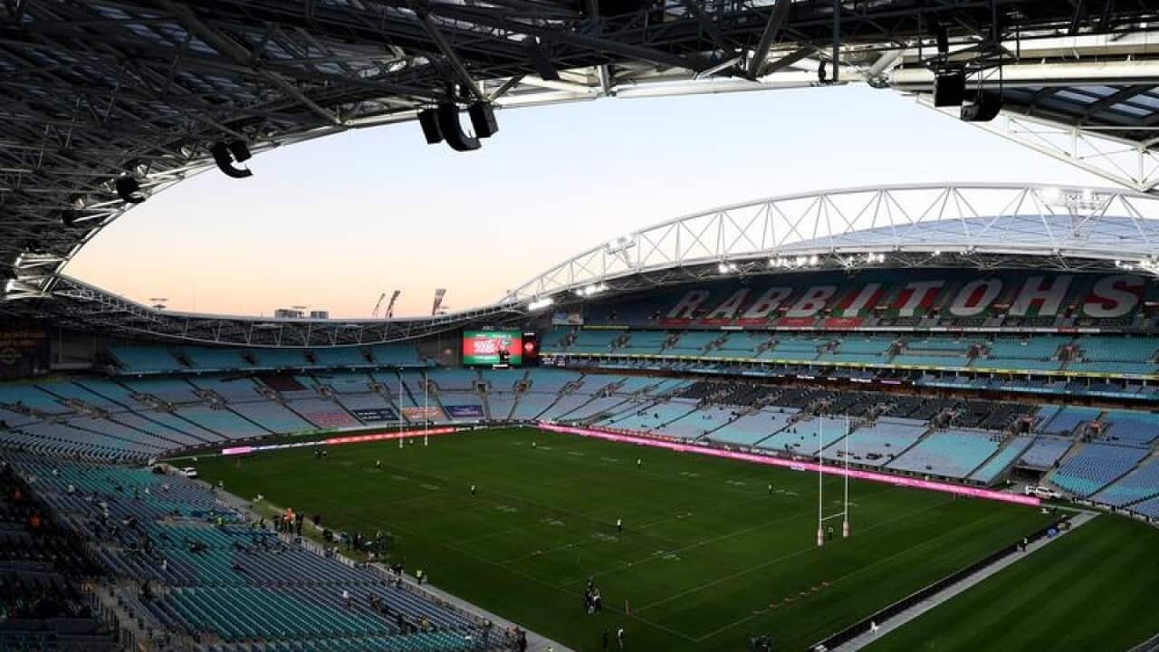 A general view of ANZ Stadium in Sydney