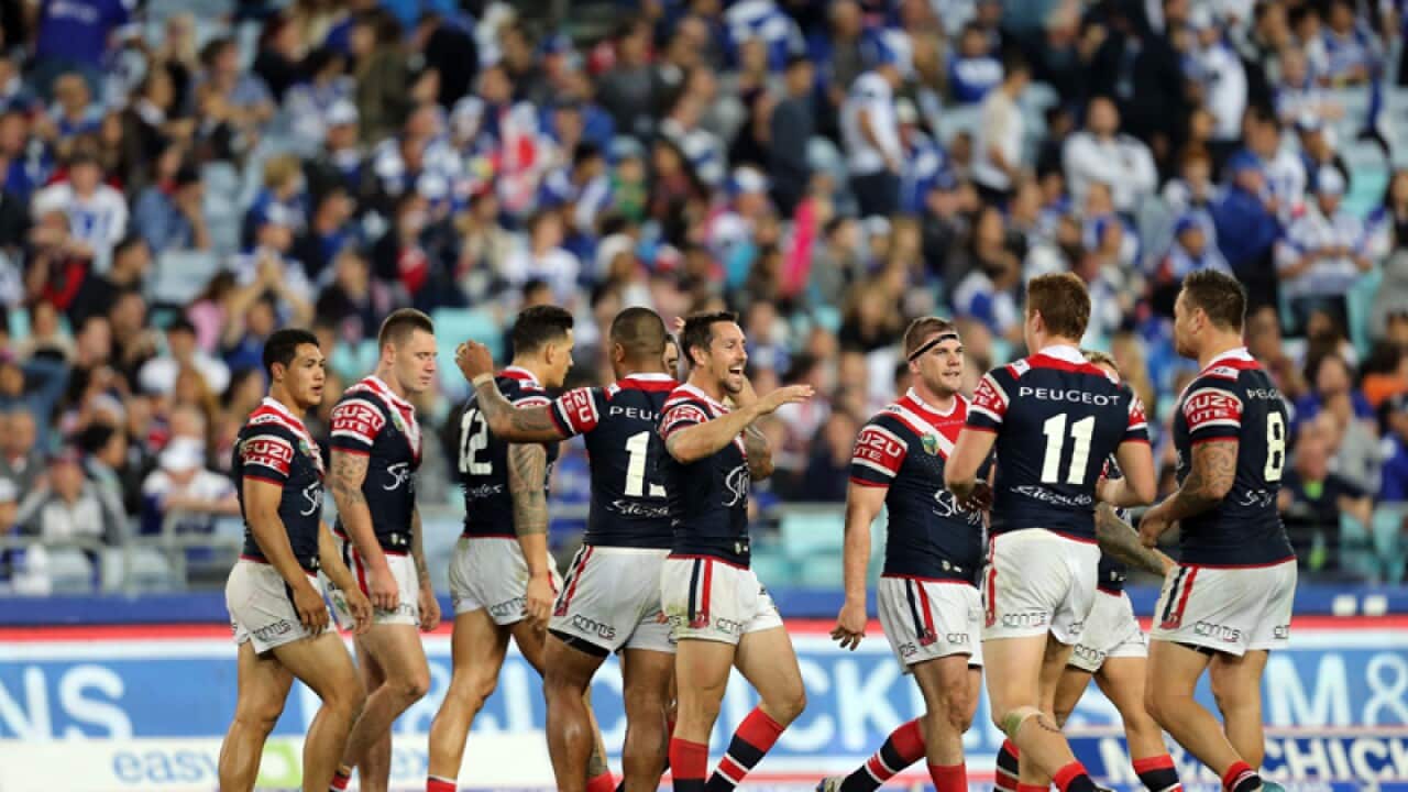 Roosters players
