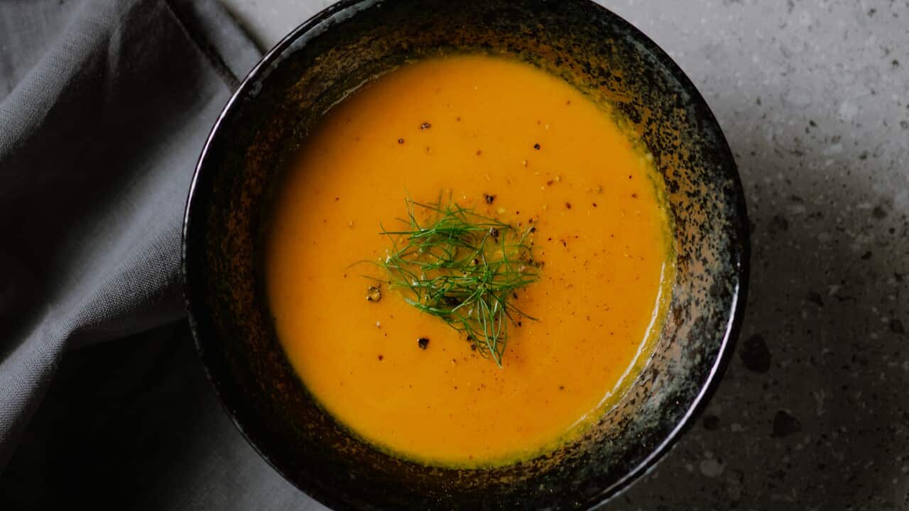 Vadouvan spiced carrot soup-image