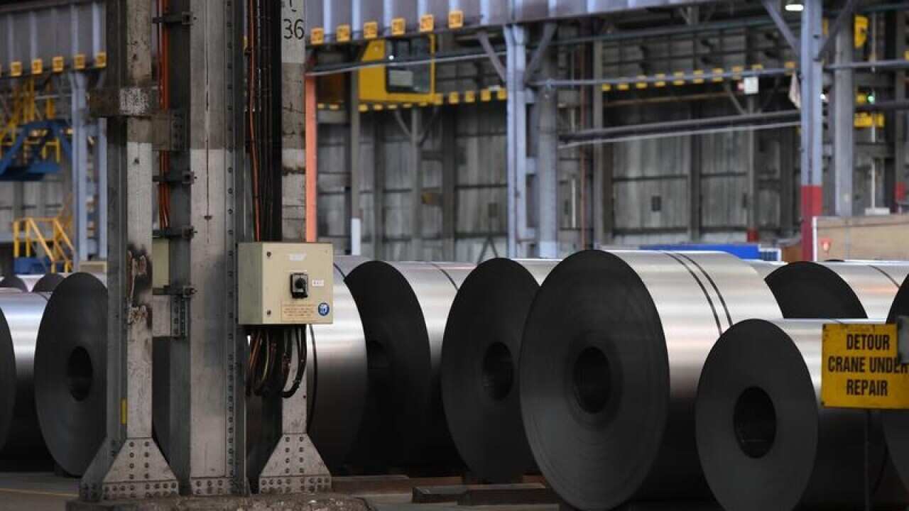 The Bluescope Steelworks at Port Kembla