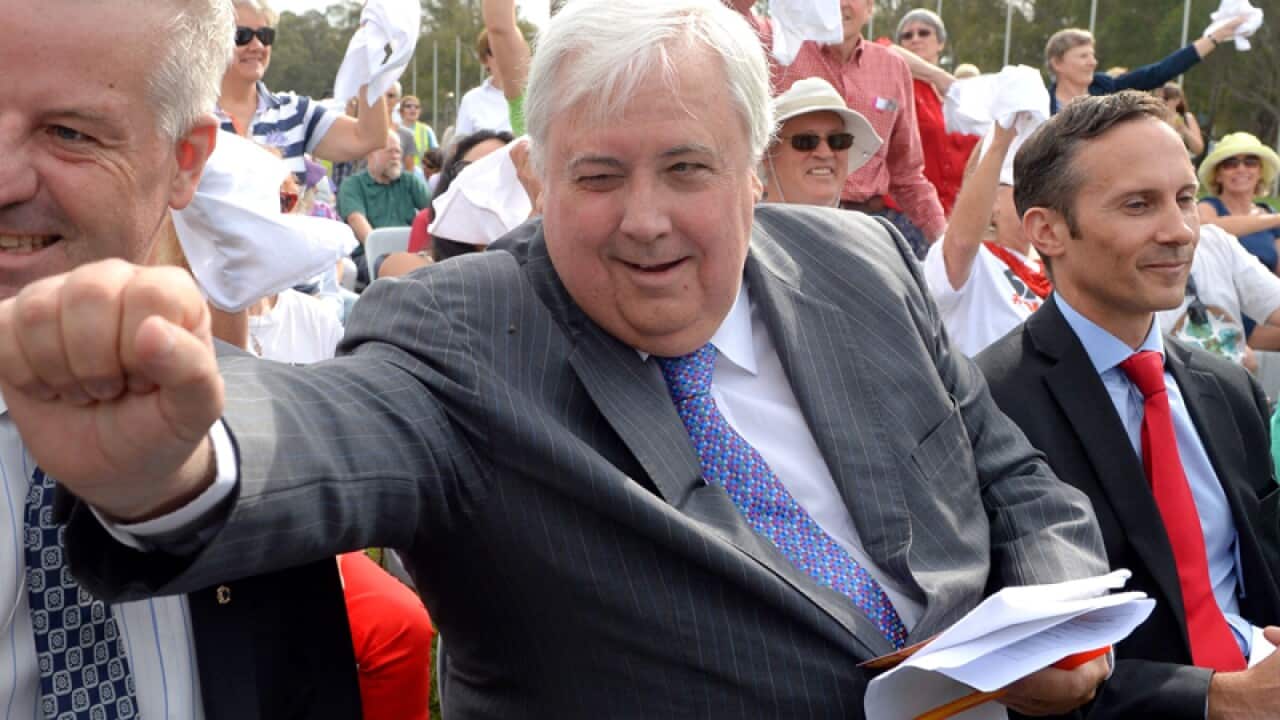 Palmer United Party Leader Clive Palmer