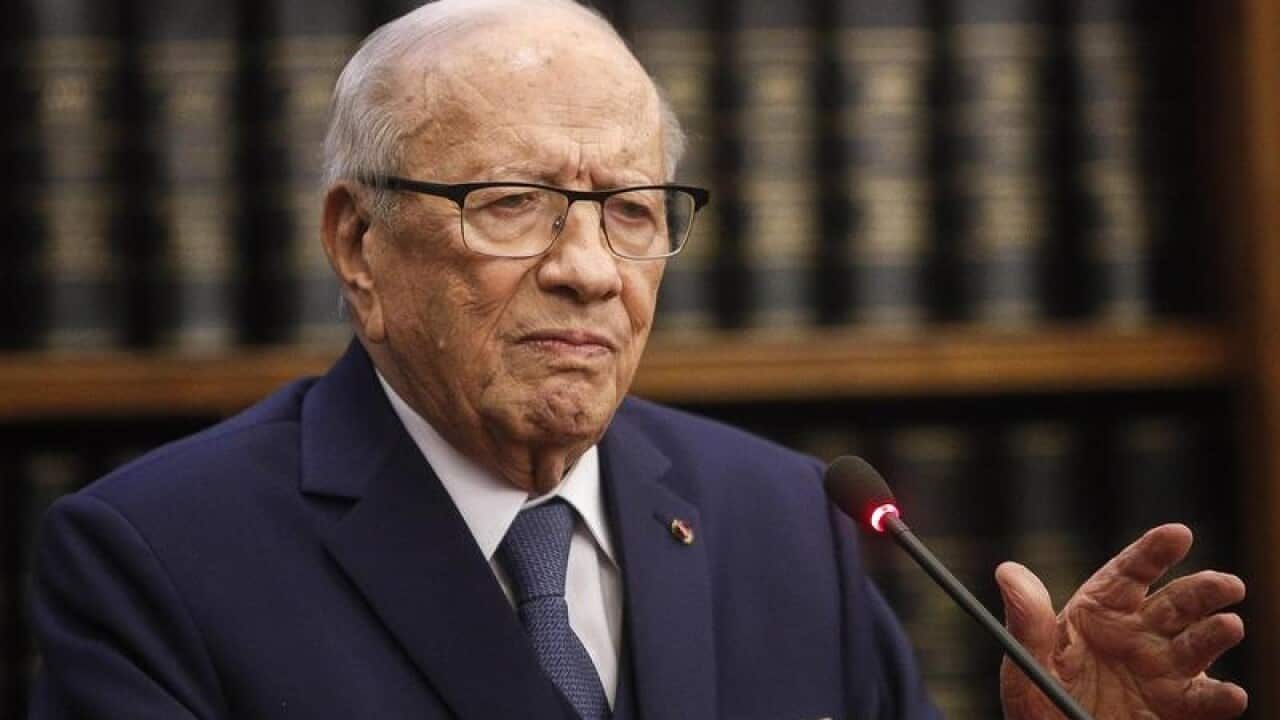 Tunisian president Beji Caid Essebsi
