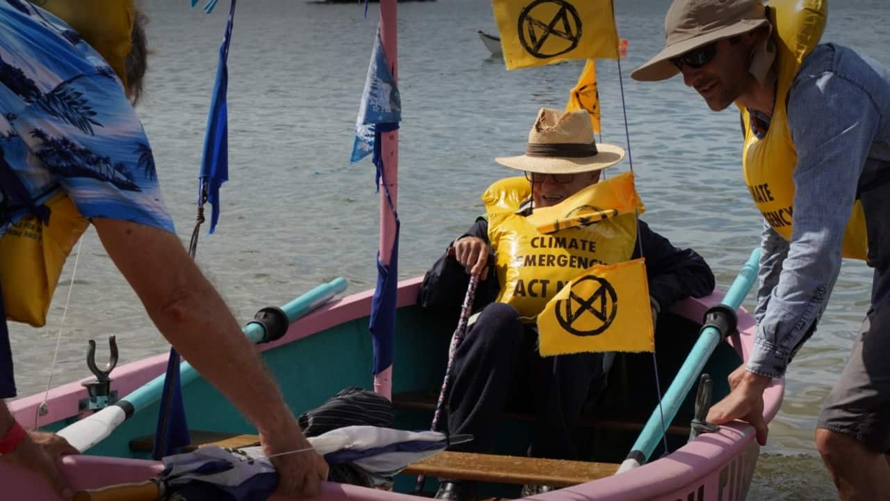 Newcastle port protests: Alan Stuart says he was protesting for future generations - Vimarsana News