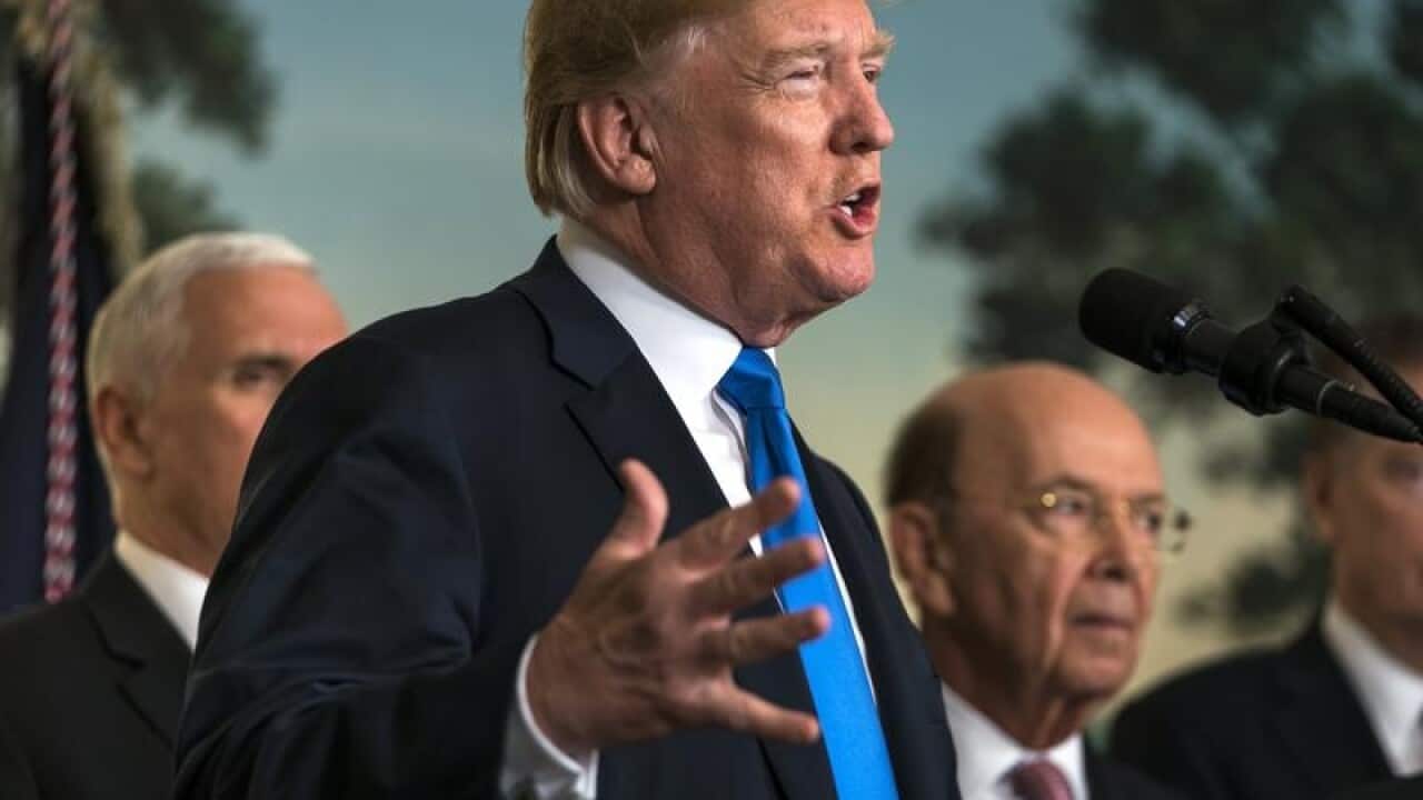 US President Donald Trump