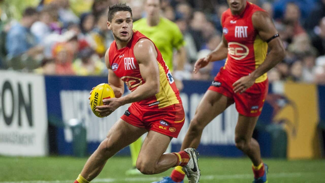 Dion Prestia of the Gold Coast Suns