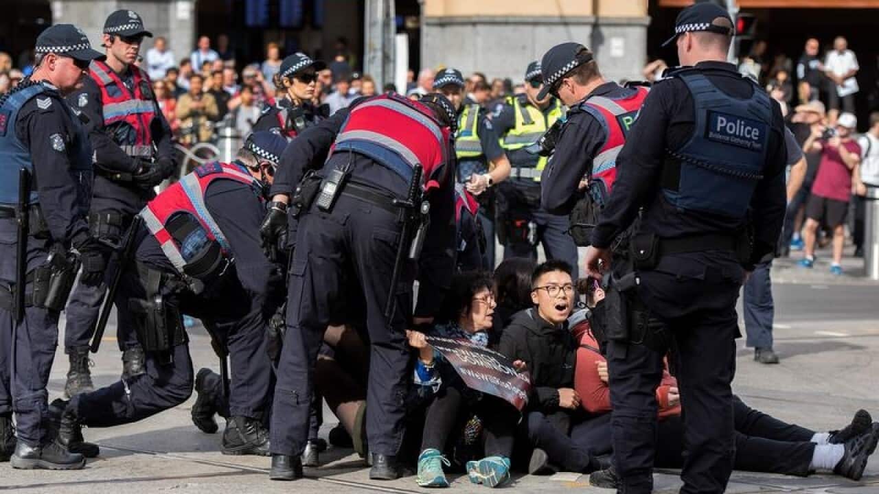Animal rights protesters who blocked a major Melbourne intersection will appear in court in June.