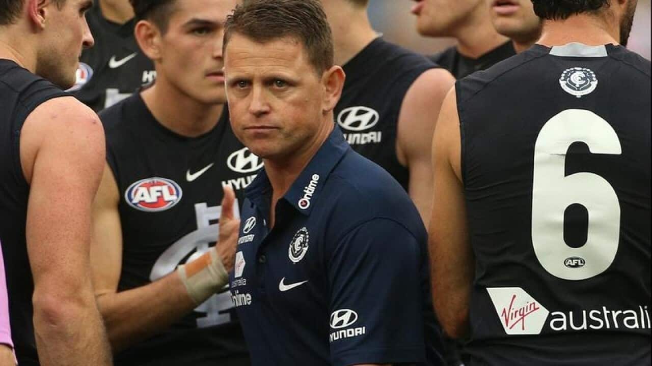 Carlton coach Brendon Bolton