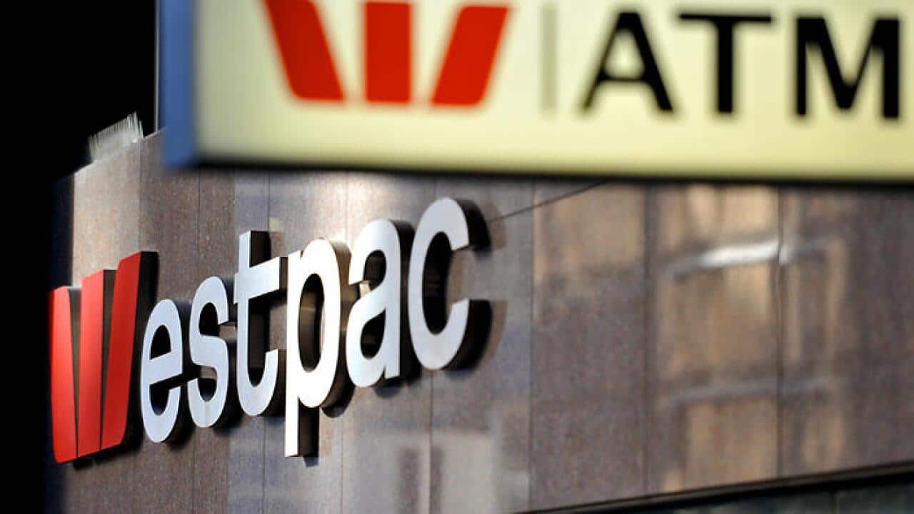 Westpac Bank signage in Sydne