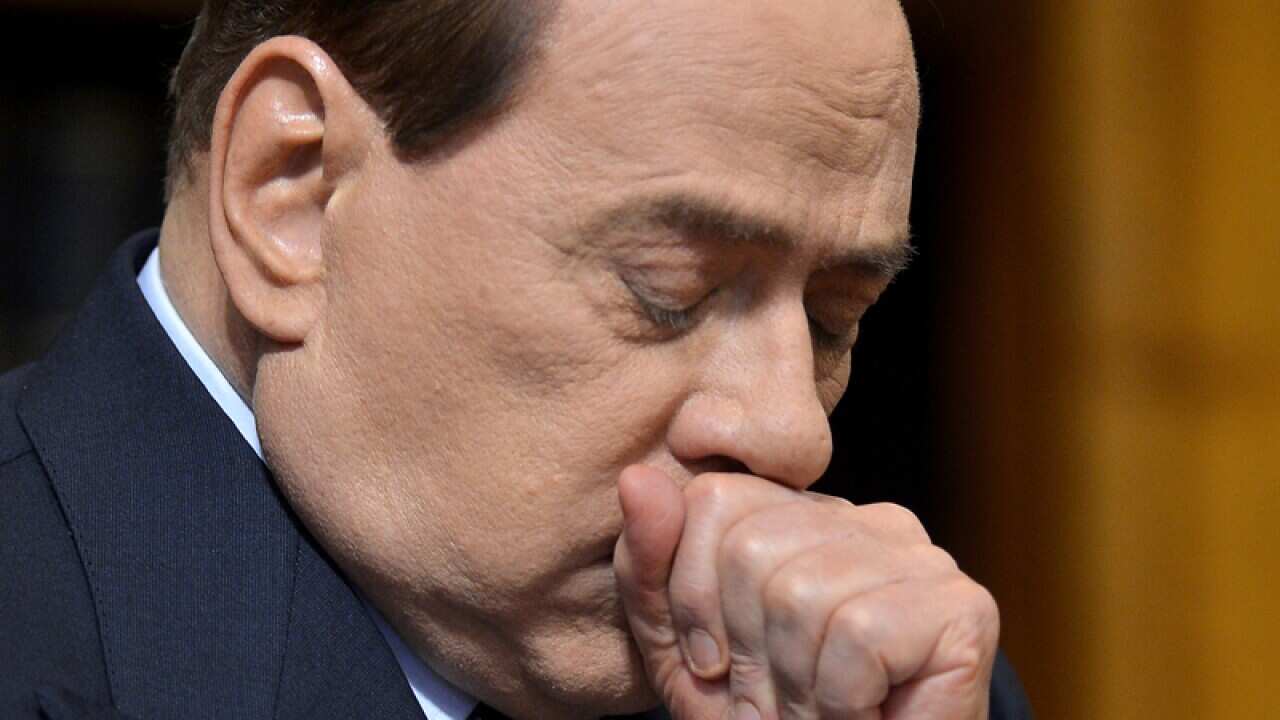 Former Italian prime minister Silvio Berlusconi