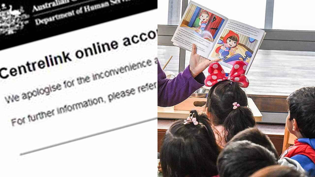 Centrelink has apologised after its site crashes.