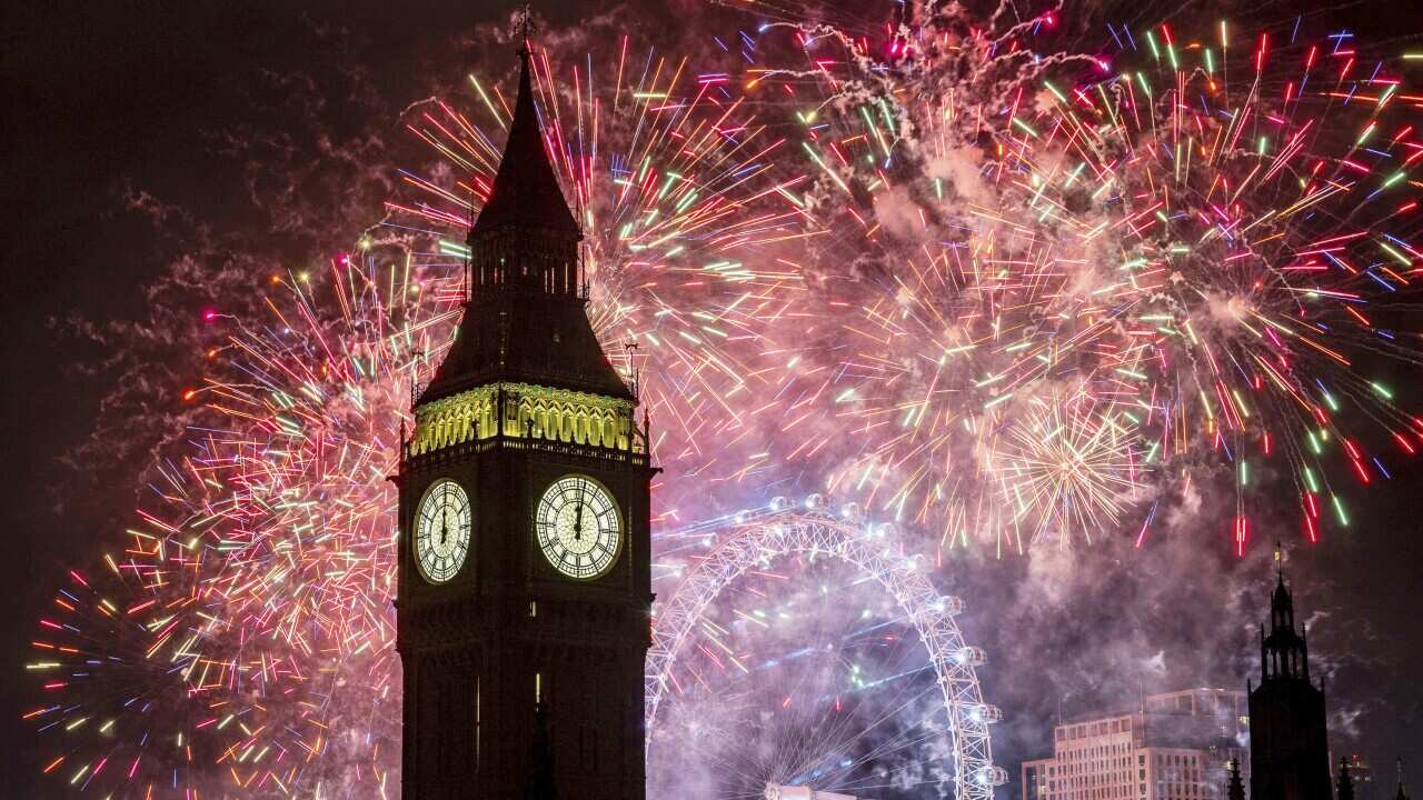 Britain New Year London