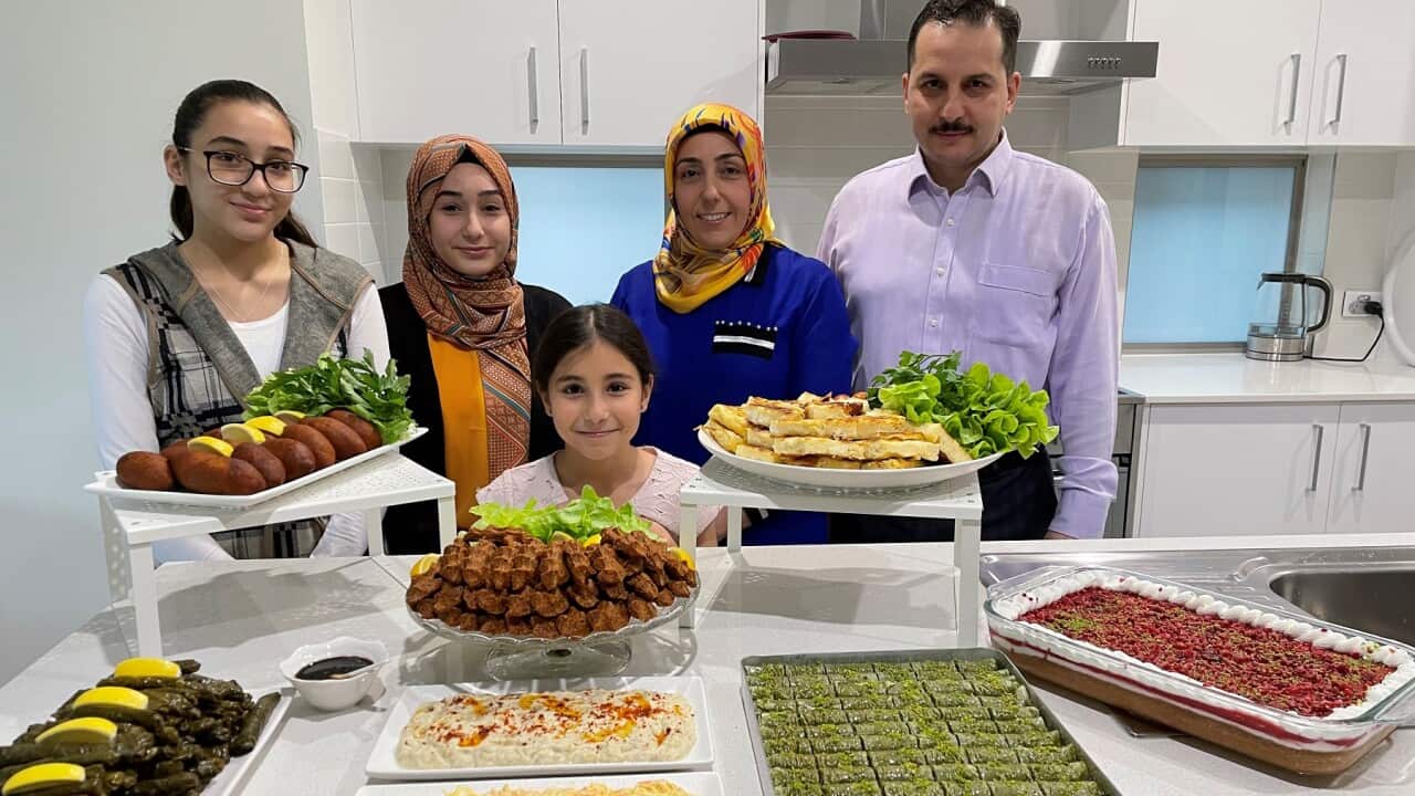 The Ciftci family and their Eid delights