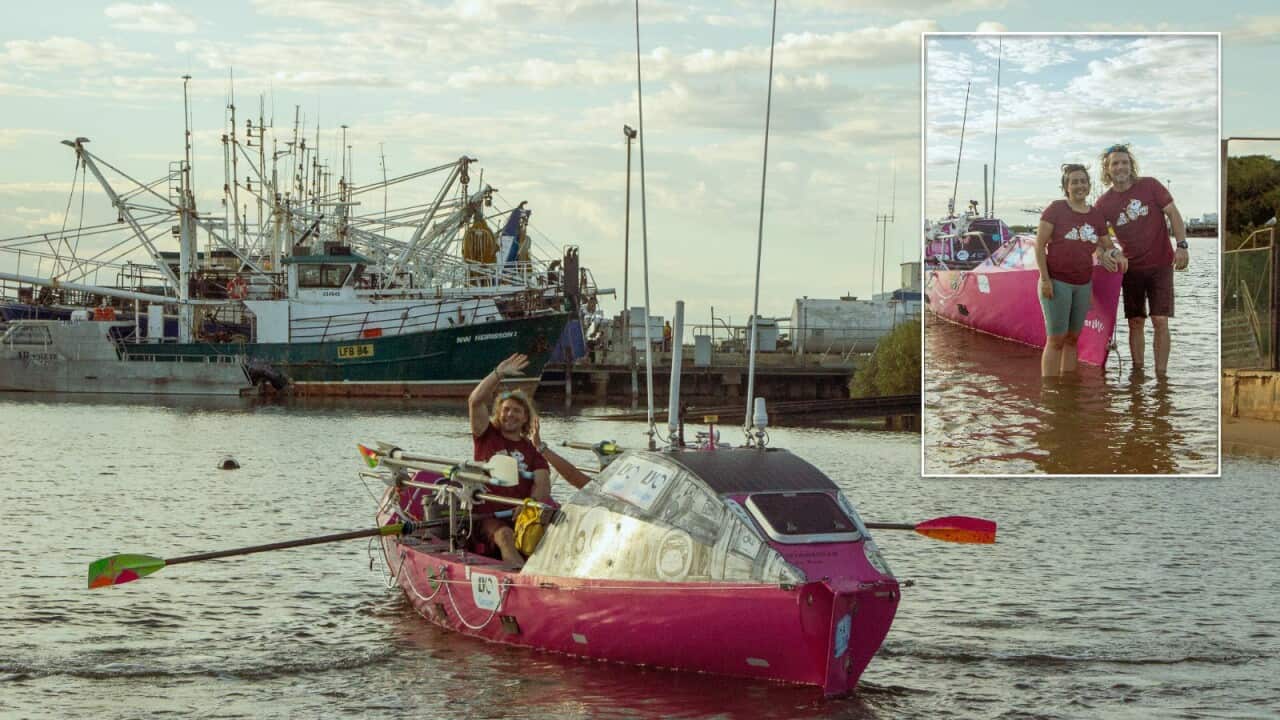 Sophie and Fanch French couple boat indian ocean
