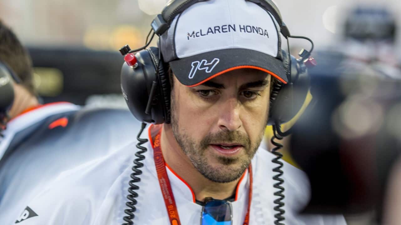 Spanish Formula One driver Fernando Alonso