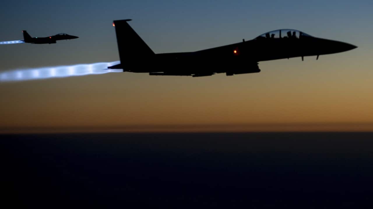 US Air Force F-15E Strike Eagles