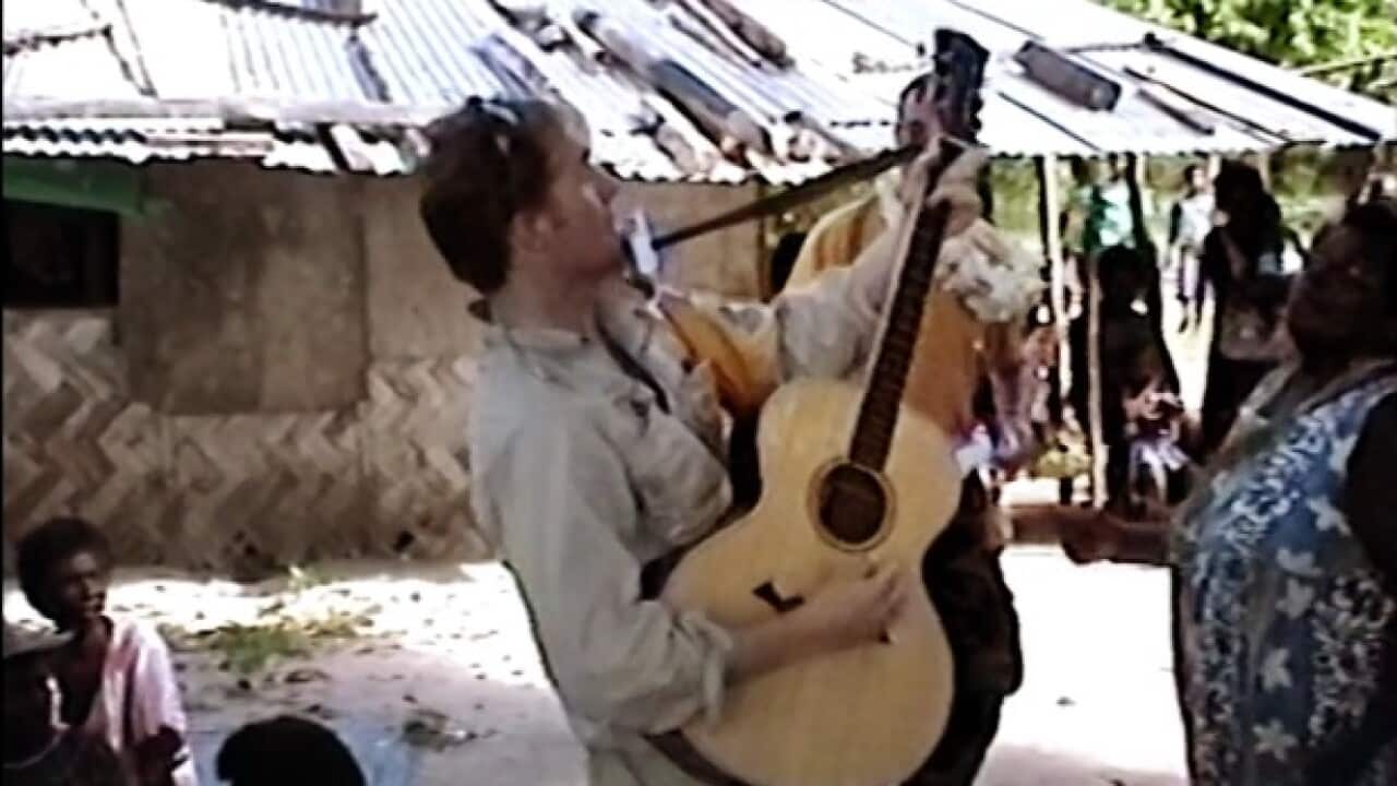 A scene from Soldiers Without Guns