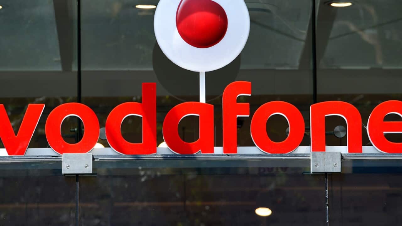 A Vodafone store