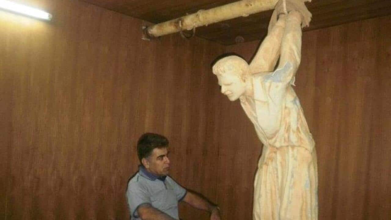 Barzan explains his experience of the 'Palestinian hanging'