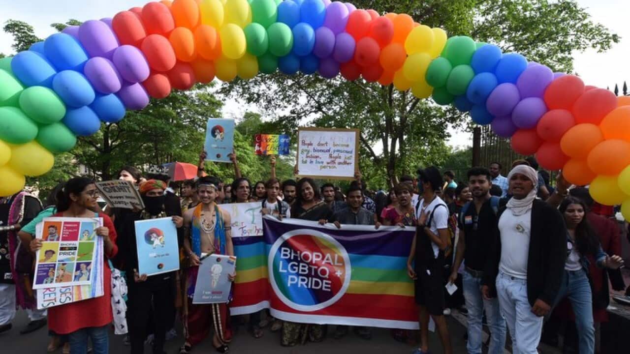LGBTQ Community Members And Supporters Take Part In A Pride Parade In Bhopal
