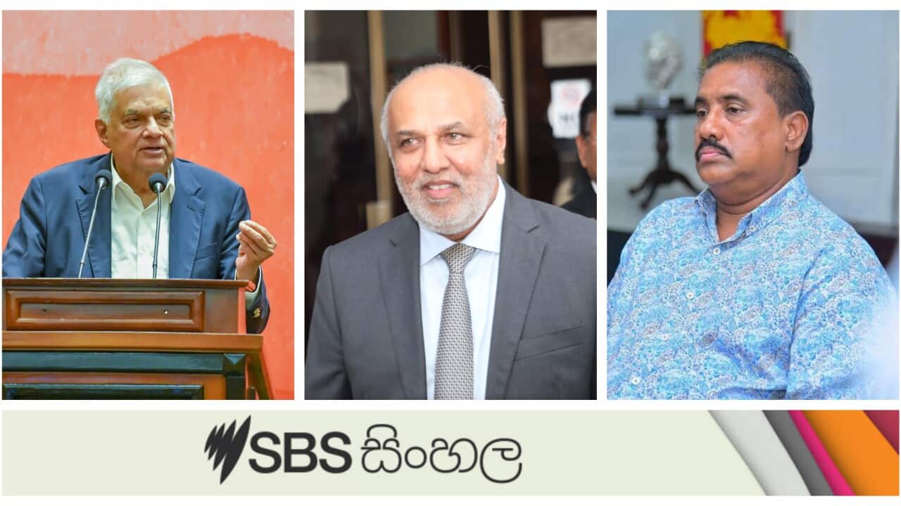 SL president Ranil Wickramasinghe_ Rauff Hakeem_ Rohitha Abegunawardhana