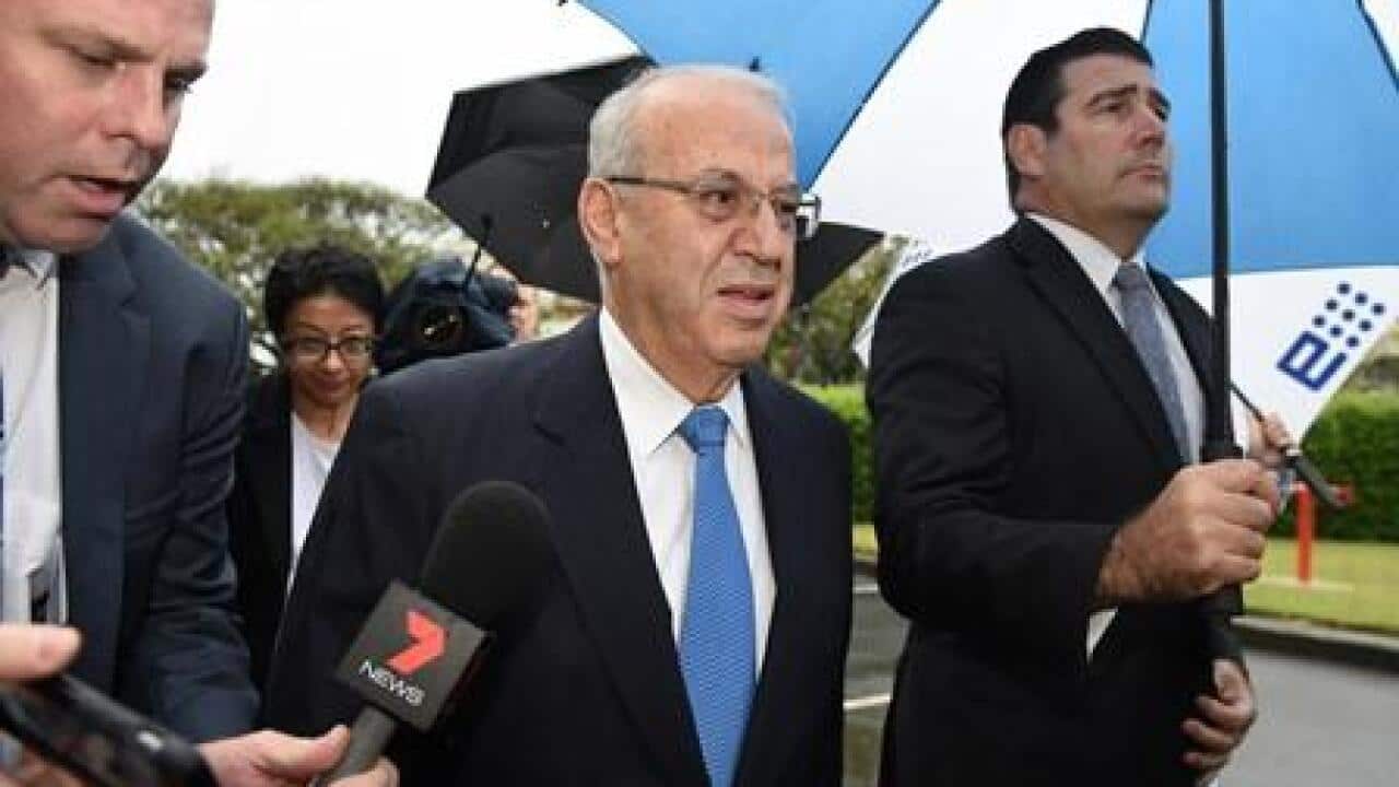 Eddie Obeid arriving in Court