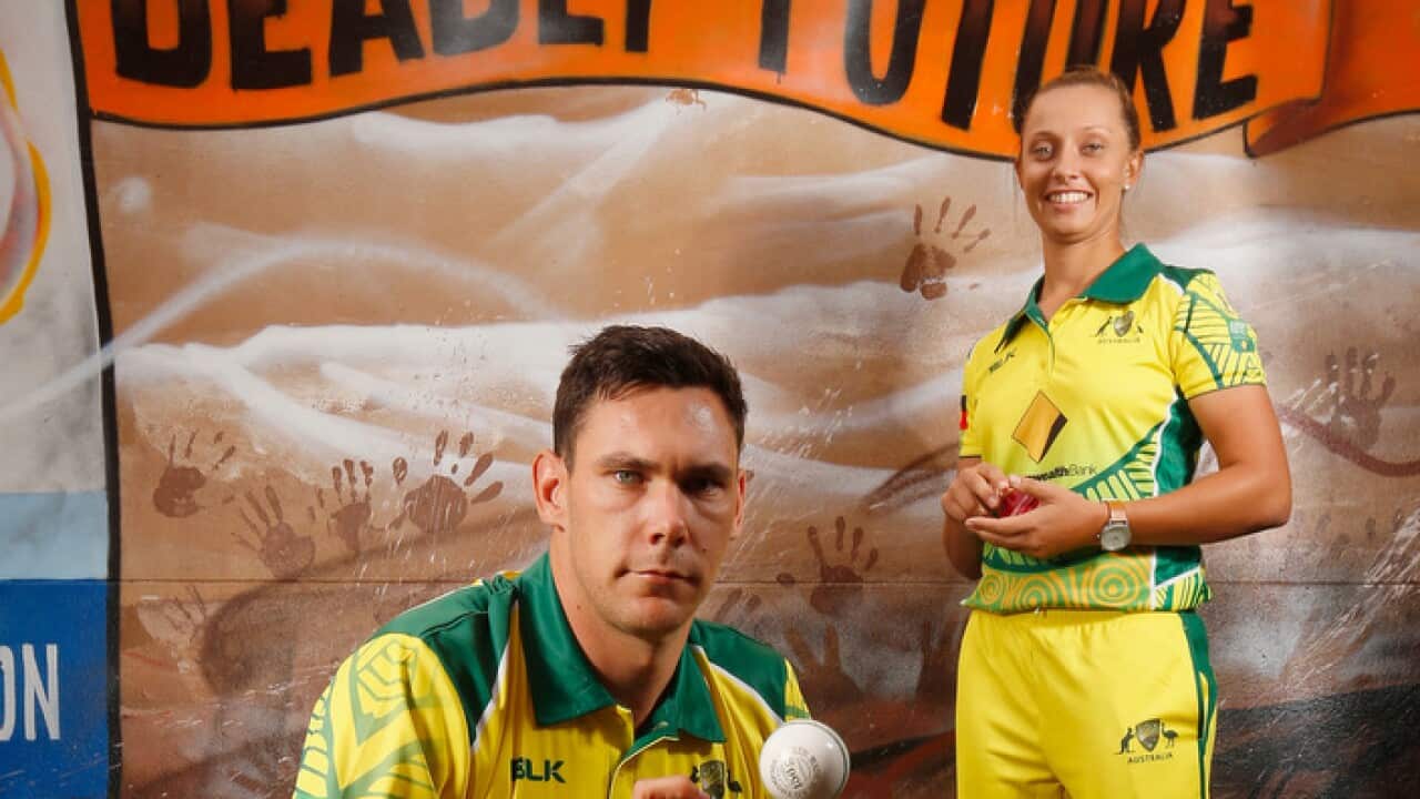 Scott Boland and Ashleigh Gardner