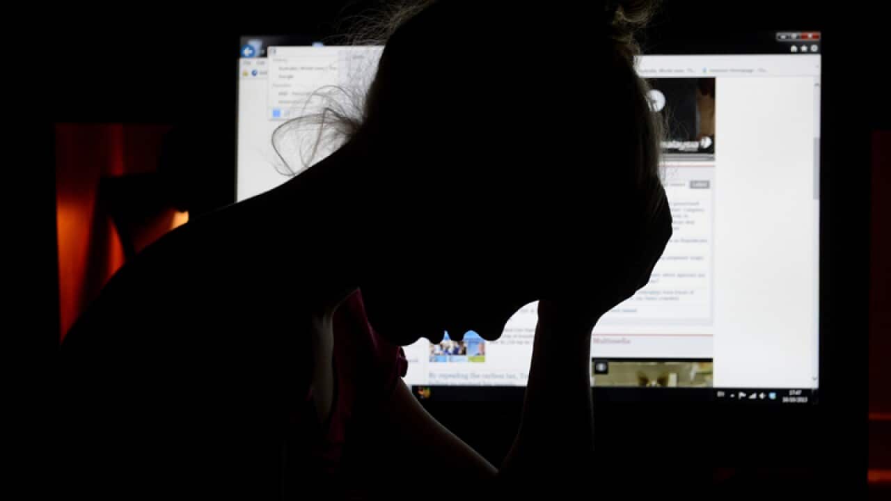 An image depicting an upset young girl