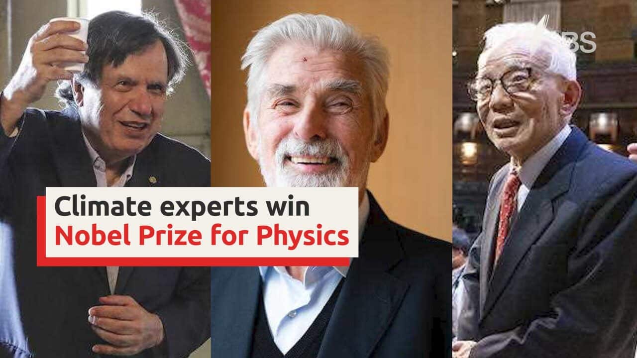 Trio win Nobel Prize for Physics climate change research