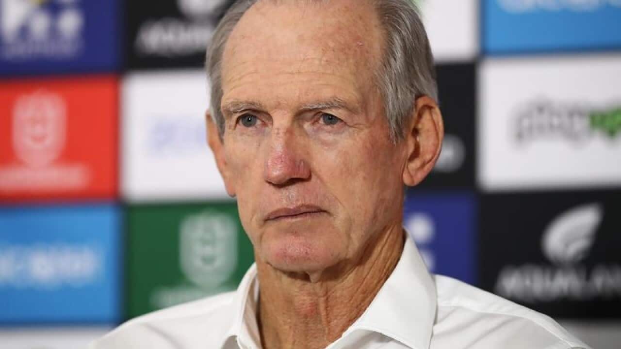 Rabbitohs coach Wayne Bennett.