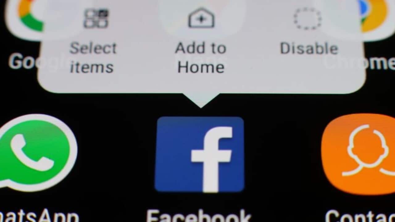 An option box to disable the Facebook app