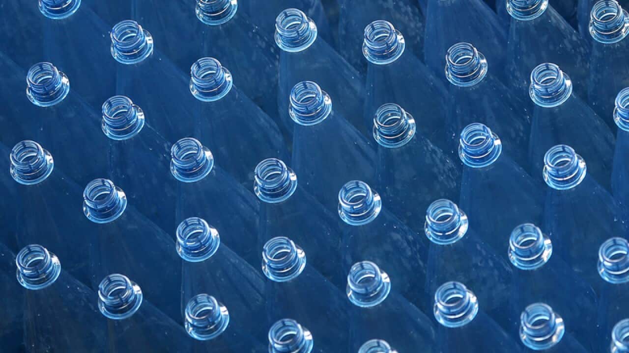 plastic bottles