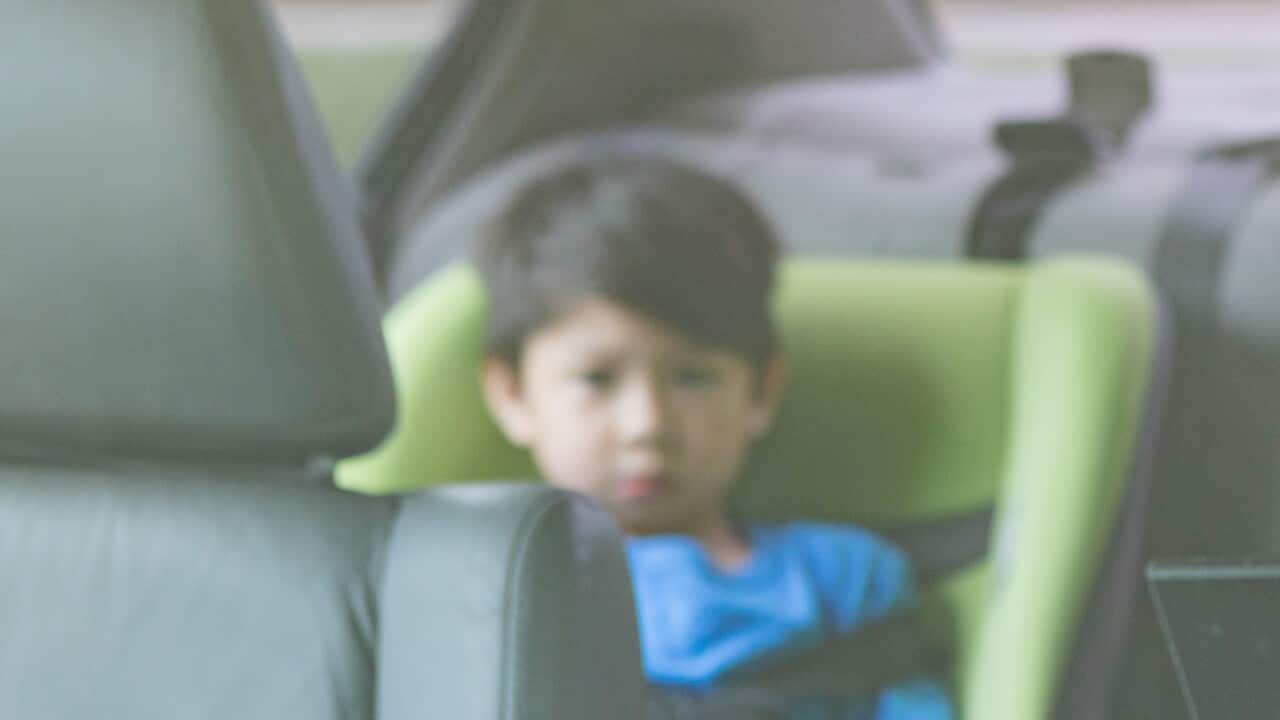 Child in car