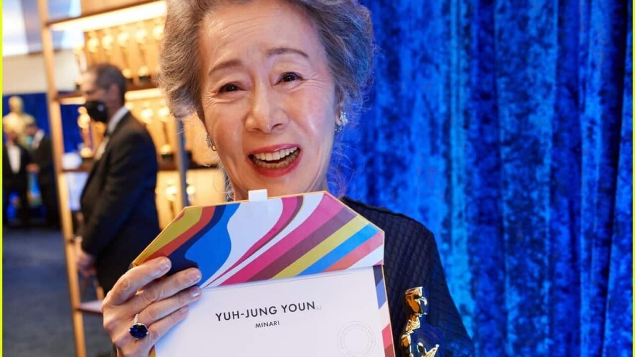 YounYuh-jung won Best Supporting Actress for Minari