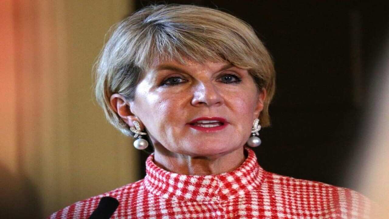 Australian Foreign Minister Julie Bishop.