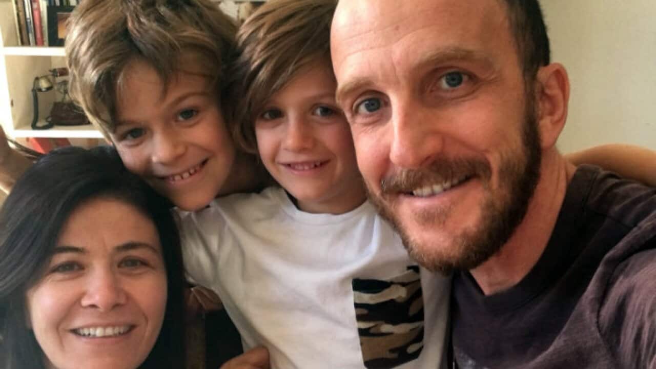 Massimo Delia and his bilingual family in Perth