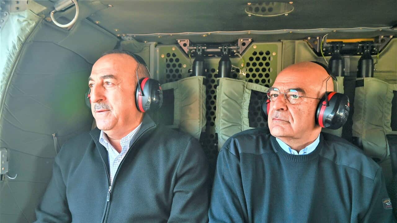 TURKEY GREECE EARTHQUAKE DENDIAS VISIT