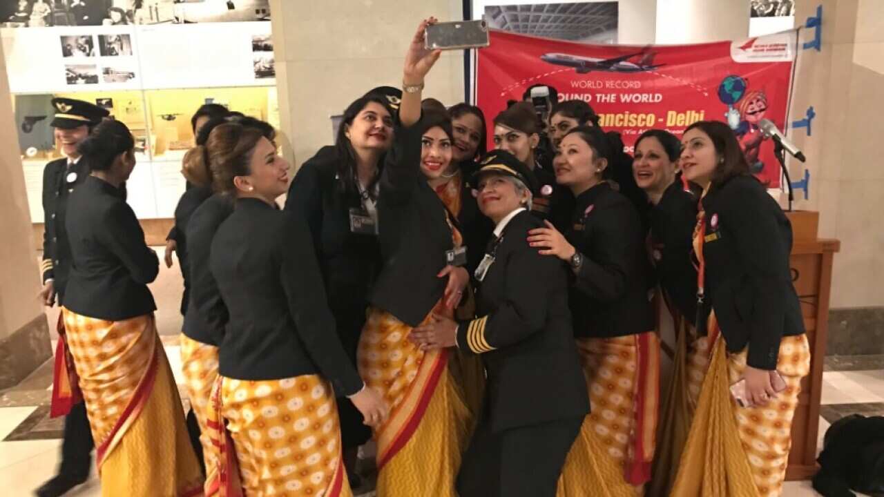 The crew at San Francisco Airport