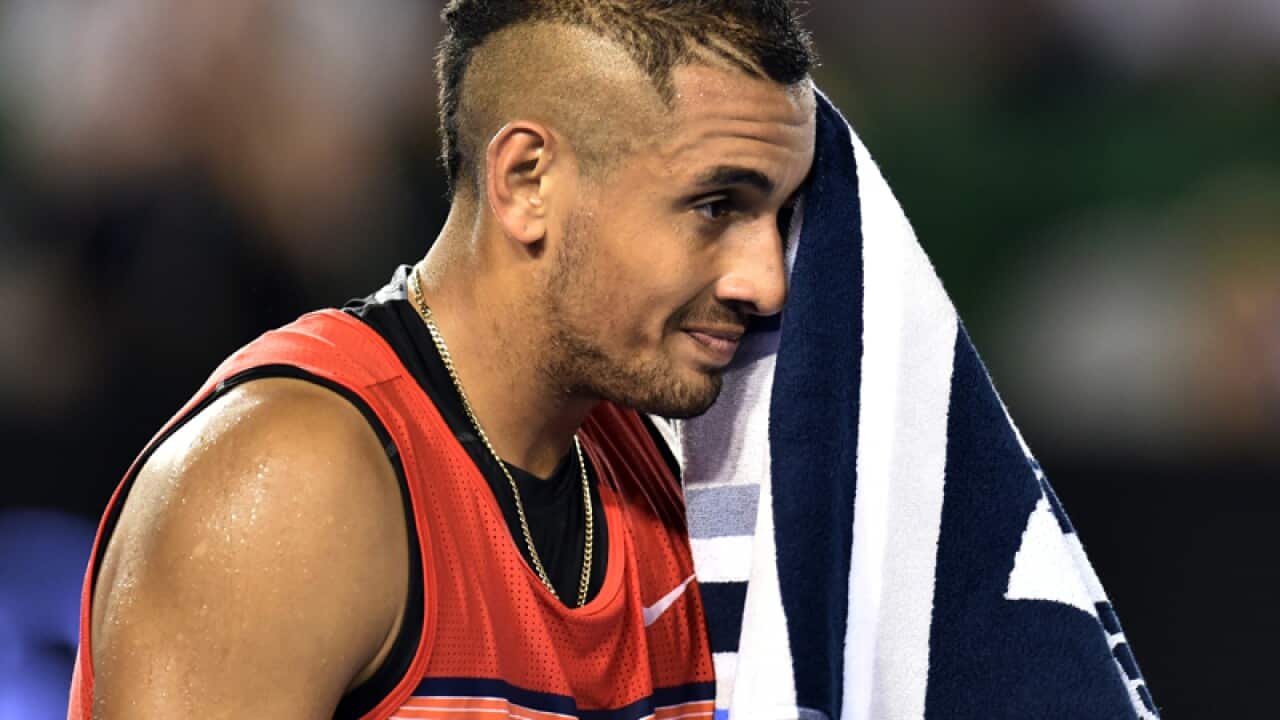 Nick Kyrgios of Australia