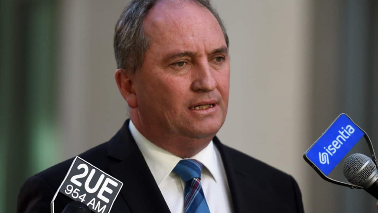Nationals leader Barnaby Joyce