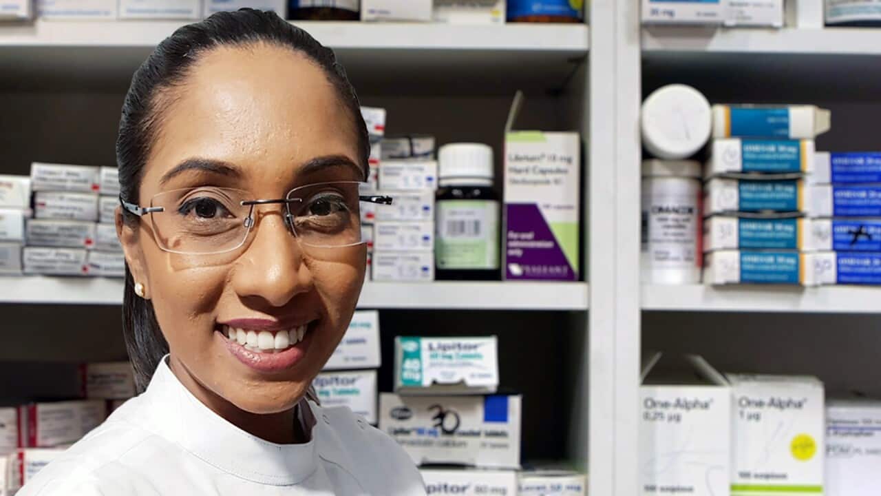 Gobika Srikanthan, Pharmacist.