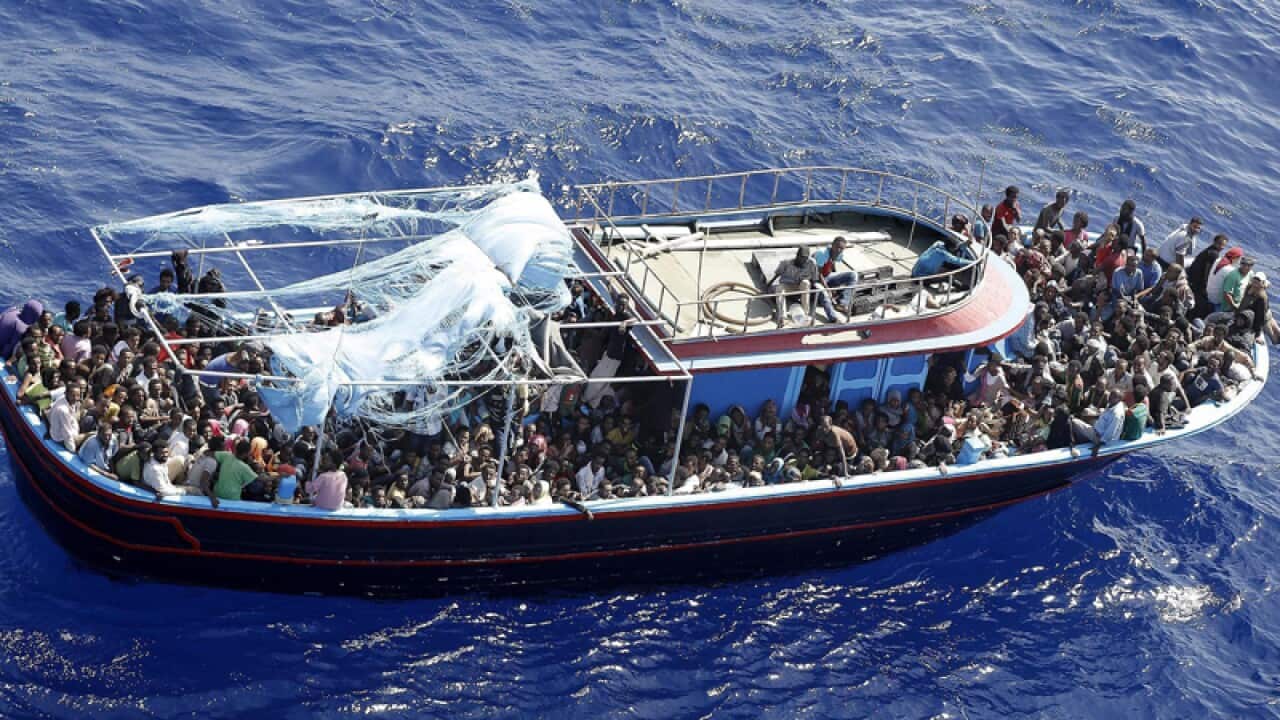 Migrants in the Mediterranean Sea