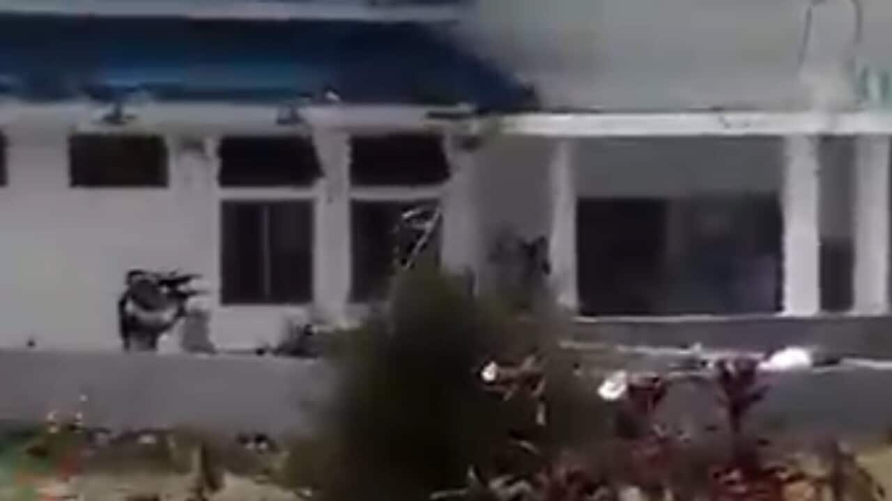 Video from Deiyai, West Papua appears to show Indonesian forces opening fire on Papuan protesters who have their hands over their head.