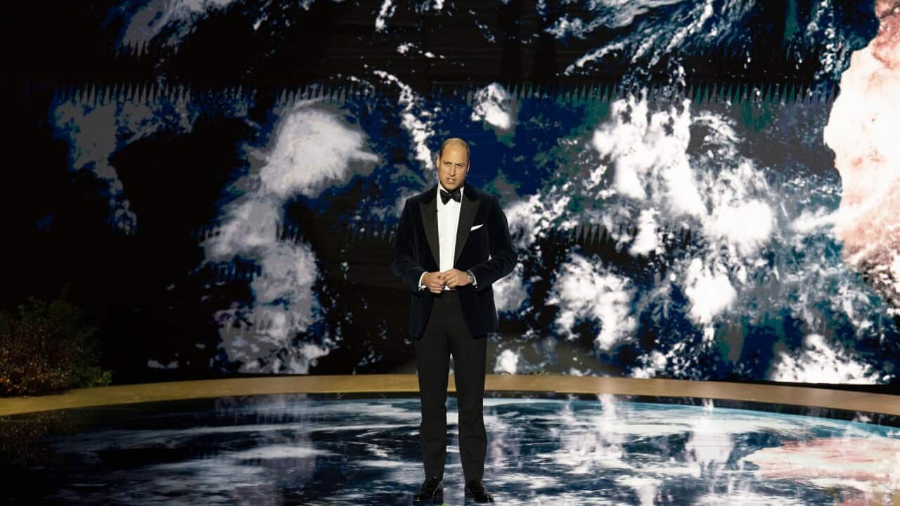 The Prince of Wales during the second annual Earthshot Prize Awards Ceremony at the MGM Music Hall, in Boston, Massachusetts