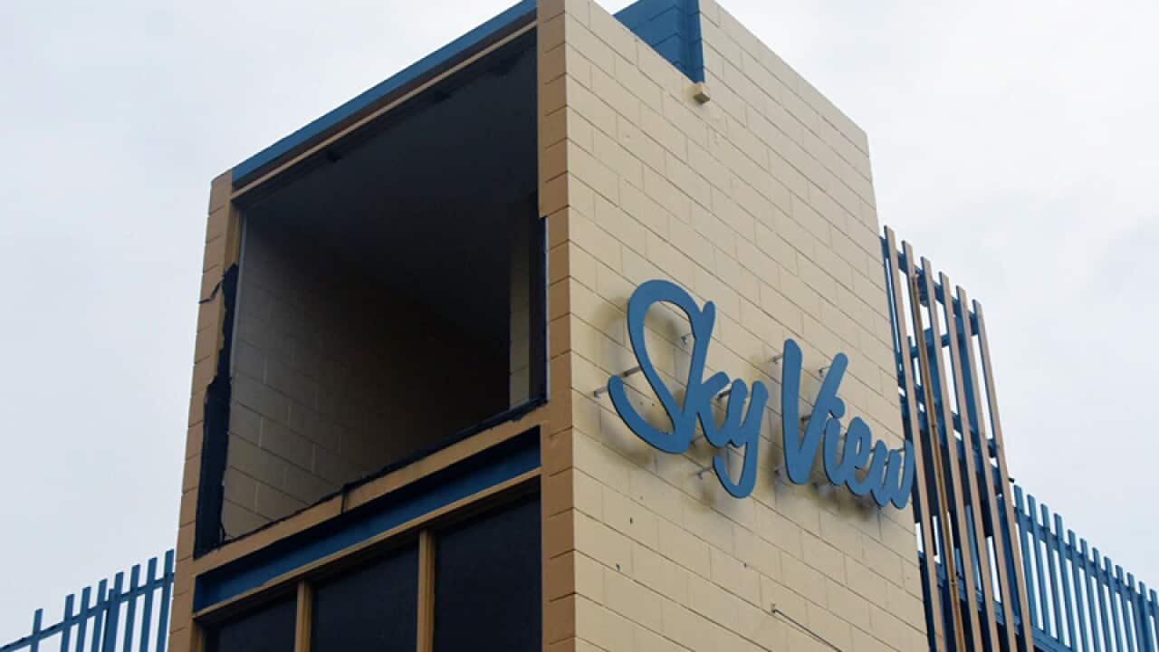 Damage seen in the town of Bowen