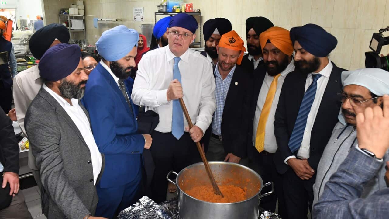 Prime Minister Scott Morrison at Perth Sikh Gurdwara